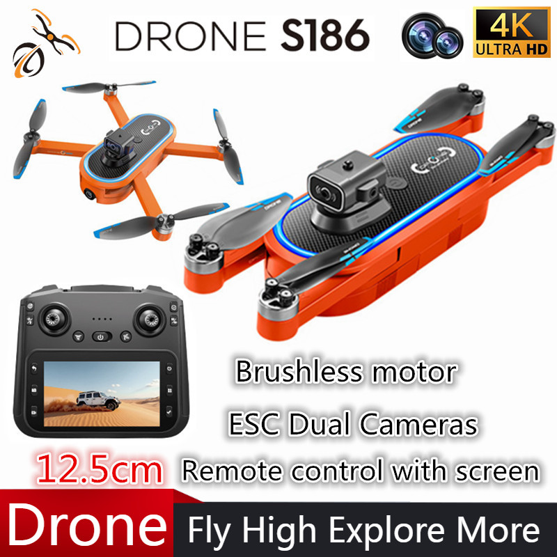 Drone Battery Box - 2025 S186 Drone professionnel 4K HD