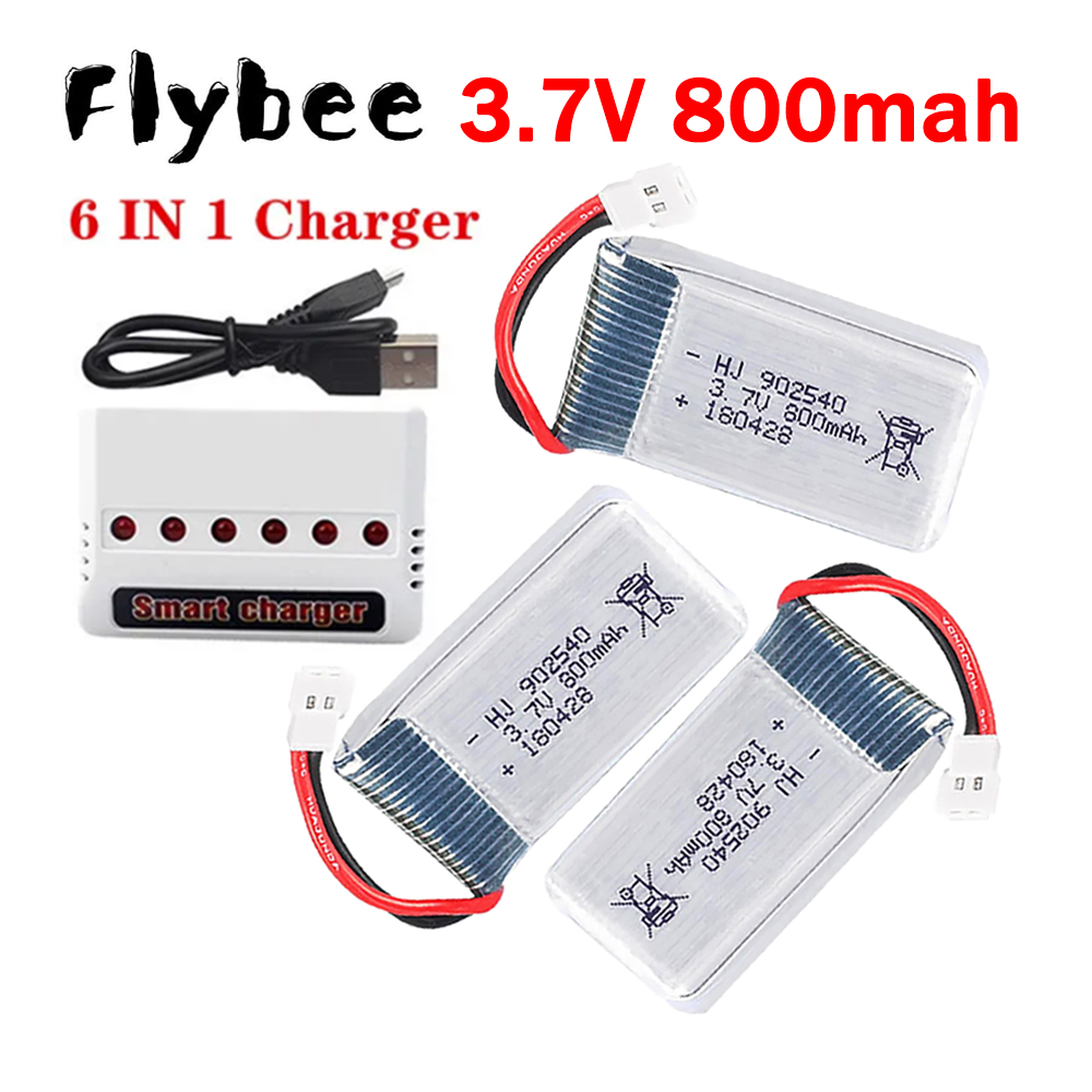 Drone Battery Charger - Batterie Lipo MEW 800mAh 3.7V +