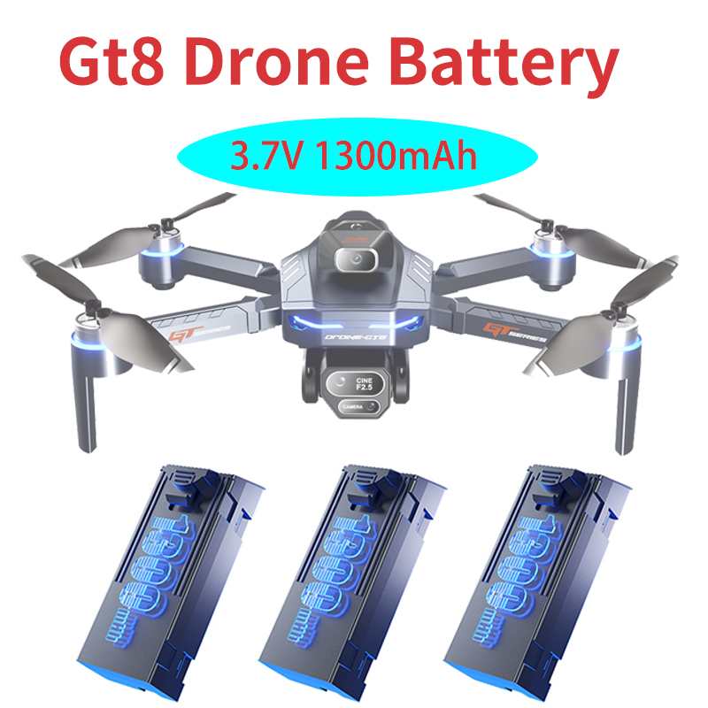 Drone Battery Li-Ion - Batterie originale pour Drone GT8, 3.7V,