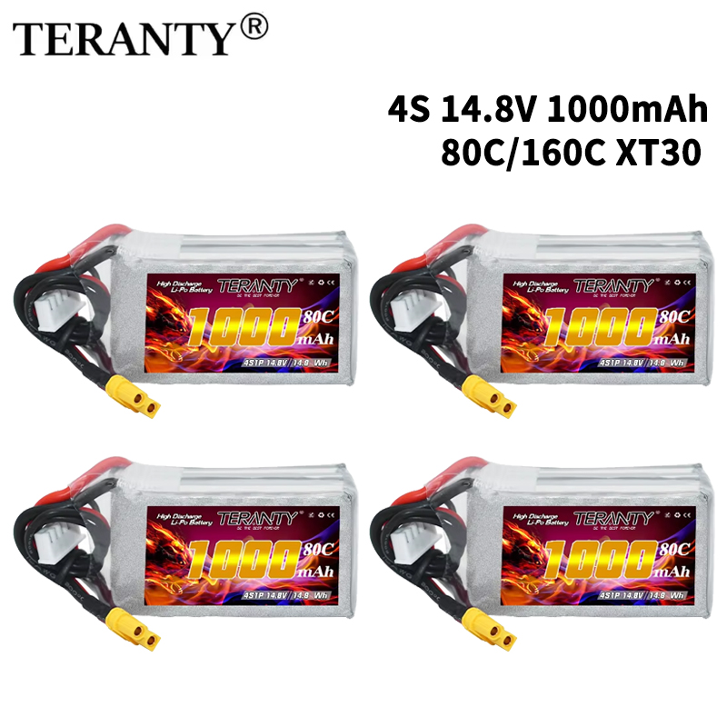 Drone Battery Lipo - Batterie Lipo TERANTY 4S 1000mAh 14.8V
