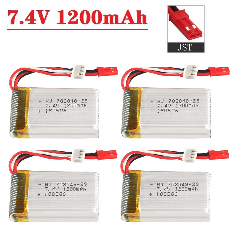 Drone Battery Li-Ion - Batterie Lipo 2S 7,4V 1200mAh 703048