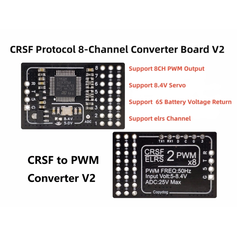 Tbs Fpv Crossfire - Convertisseur TBS Crossfire ELRS vers PWM