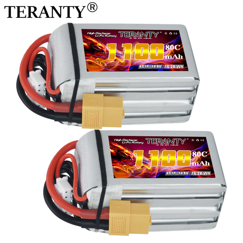 Drone Battery 4S - TERANTY – batterie Lipo 4S 1100mAh