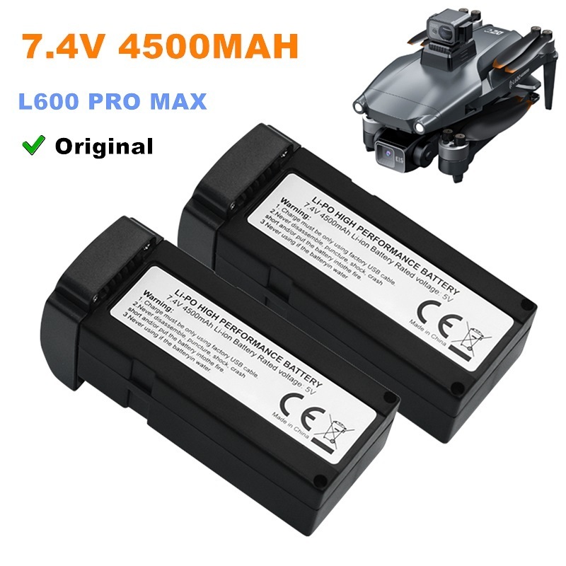 Drone Battery Li-Ion - Batterie LI-PO 7.4v 4500mah L600 Pro