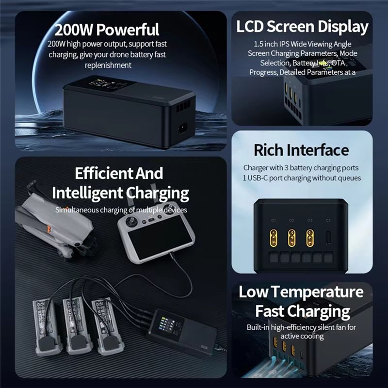 Hub de charge rapide intellige - Drone Battery Smart avis et prix