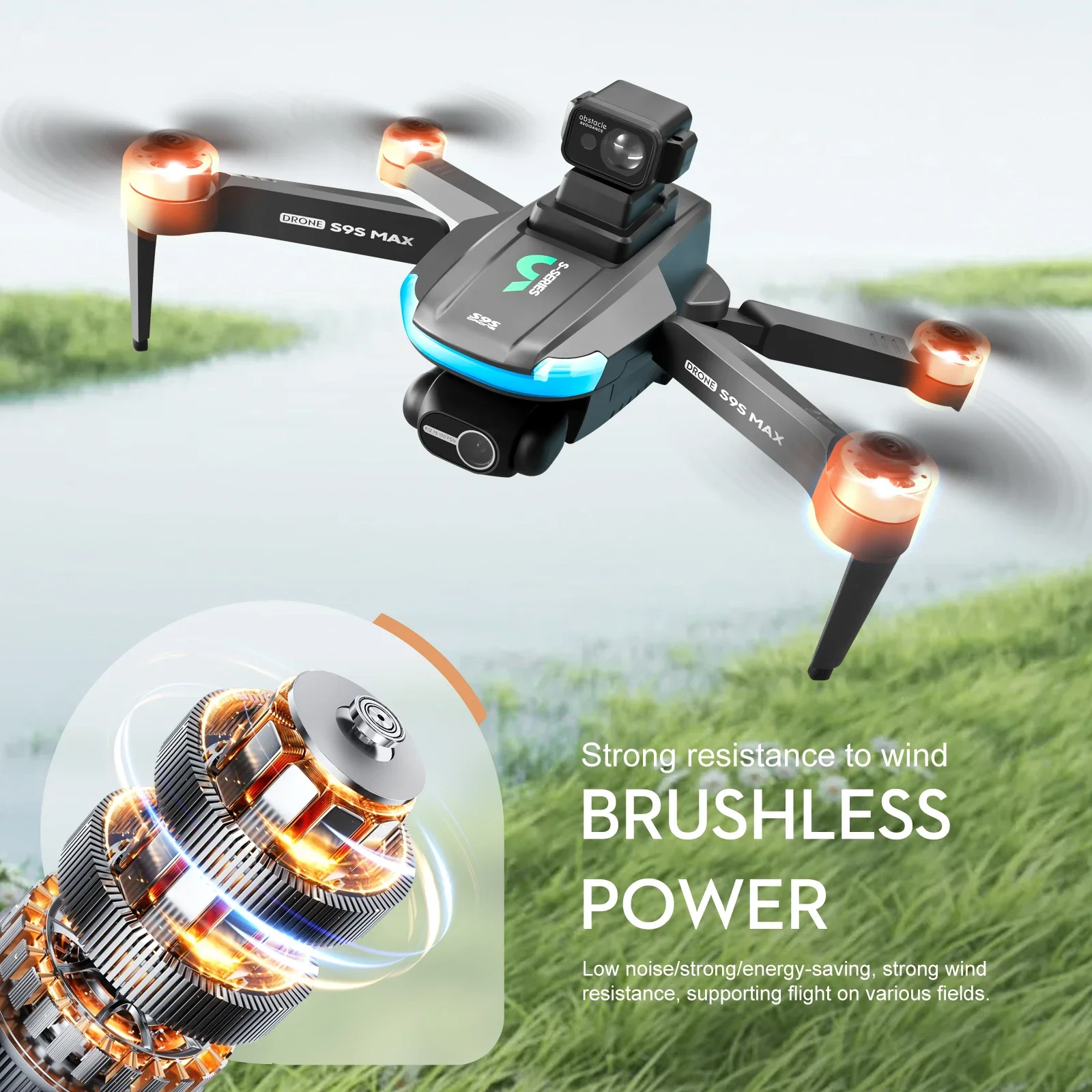 Nouveau S9S MAX MINI Drone 4K  - Drone Battery Case avis et prix