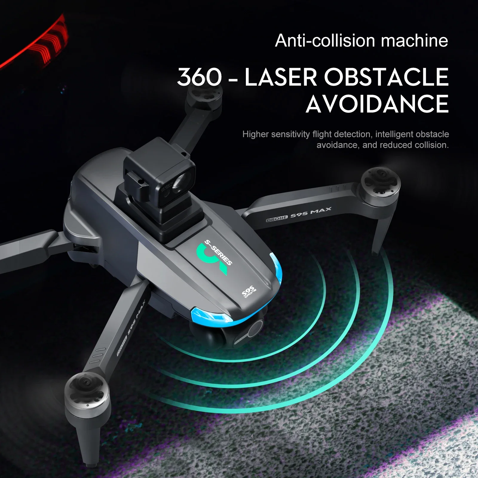 Nouveau S9S MAX MINI Drone 4K  - Drone Battery Case avis et prix