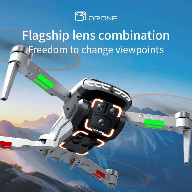 Drone professionnel M3 4K HD,  - Drone Battery Box avis et prix