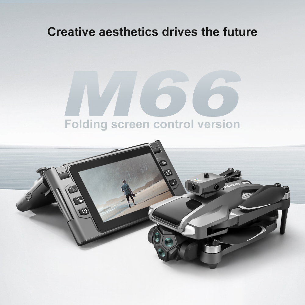 Drone RC pliable M66 avec écra - Drone Battery Li-Ion avis et prix