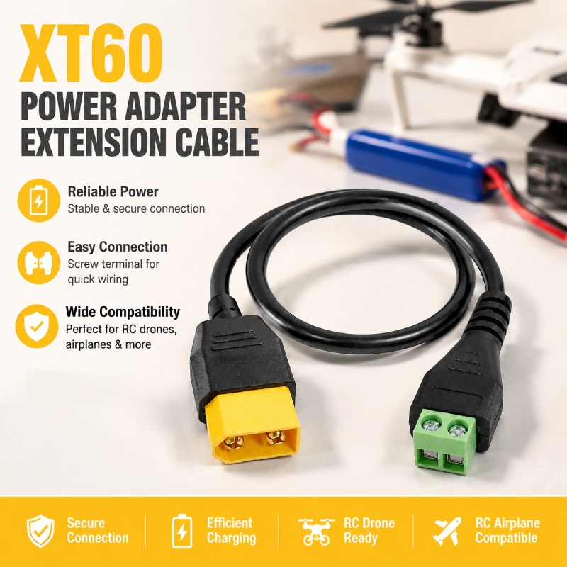 Câble adaptateur XT60 mâle-fem - Drone Battery Balance Charger avis et prix